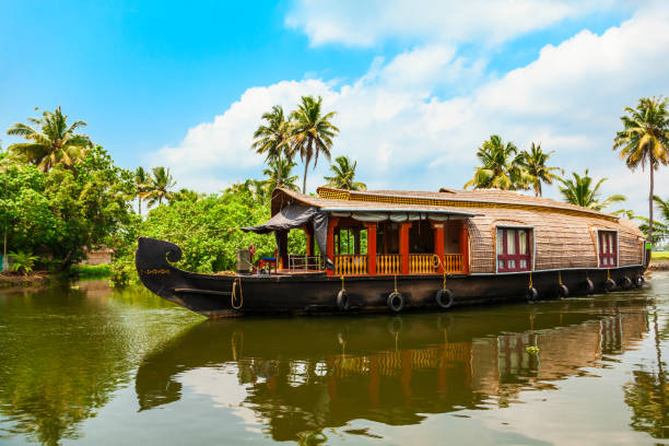 istock Houseboat in Alappuzha backwaters, Kerala 1225986285