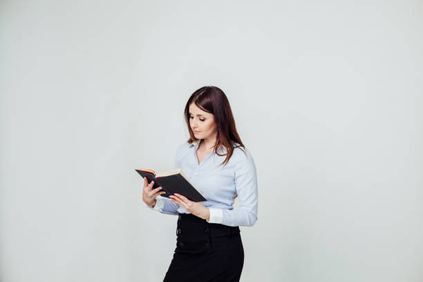 woman reading a book business style 1 nice
