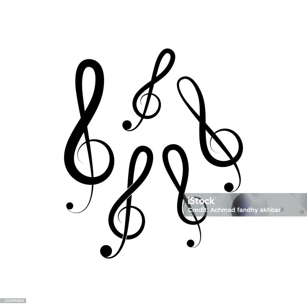 Music Note Vector Image Stock Illustration - Download Image Now - Art ...