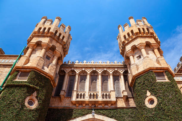 Bangalore Palace is a british style palace located in Bangalore city in Karnataka, India