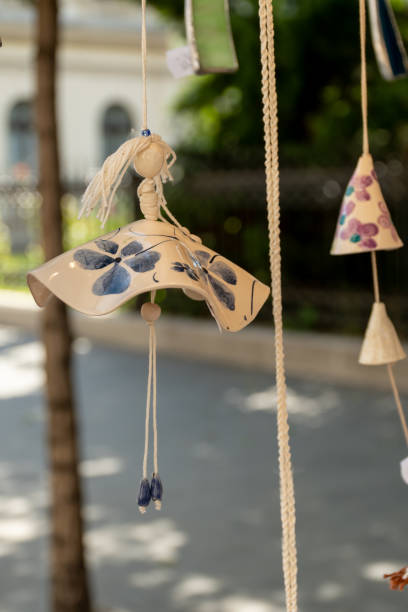 istock Ceramic handcrafted ballerina toy hanging 1225995772