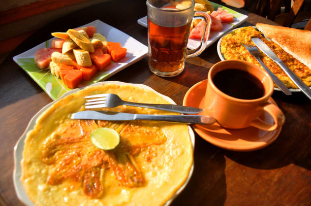 istock American Breakfast or Continental Breakfasts Bali style 1225996024