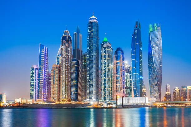 istock Dubai Marina district in Dubai, UAE 1225996814