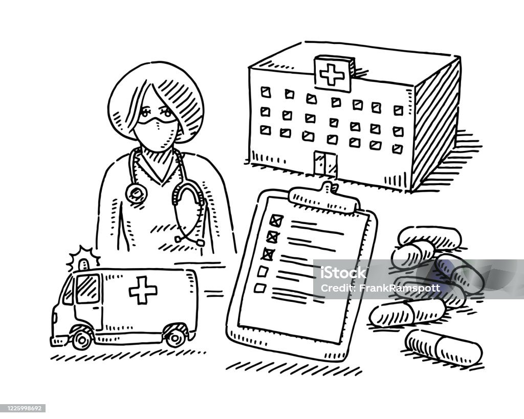Bản Vẽ Biểu Tượng Chăm Sóc Sức Khỏe Bệnh Viện Hình minh họa Sẵn có - Tải  xuống Hình ảnh Ngay bây giờ - Bệnh viện, Vẽ nguệch ngoạc, Bác sĩ - iStock