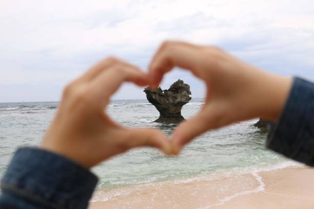 istock Heart hand and heart stone 1226001567