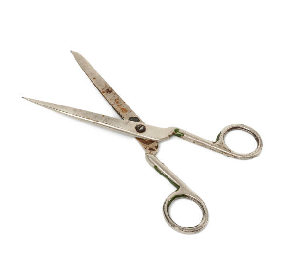istock very old vintage metal tailor scissors isolated on a white background 1226002798