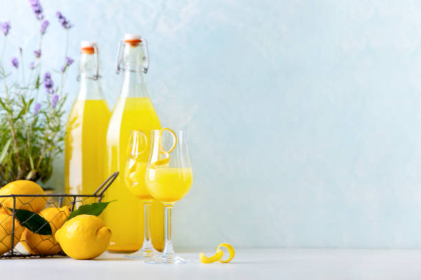 istock Limoncello traditional Italian alcohol drink 1226003457