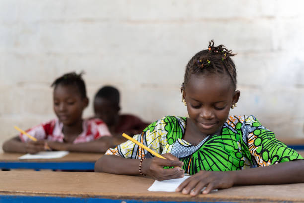 istock Intelligence for African Children, Rural Classroom with Pupils 1226004689