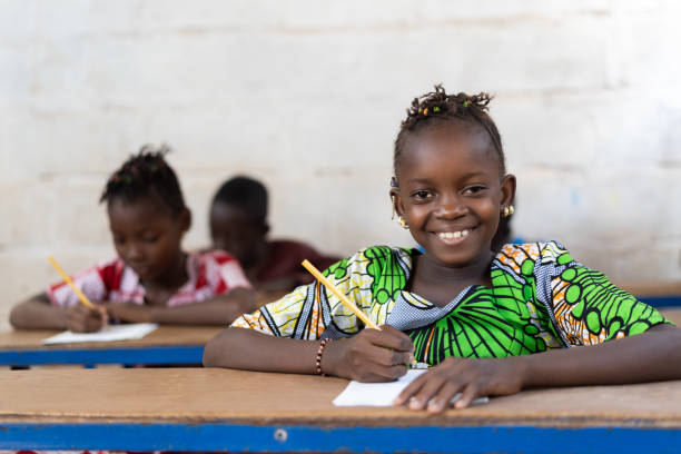 istock Beautiful African Black Ethnicity Pupils in School 1226004692