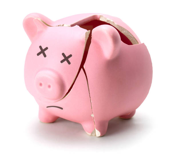 istock Broken piggy bank 1226005893