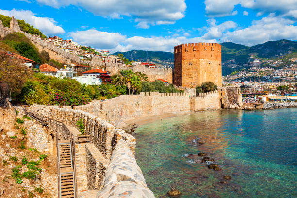 istock Alanya aerial panoramic view, Turkey 1226006383