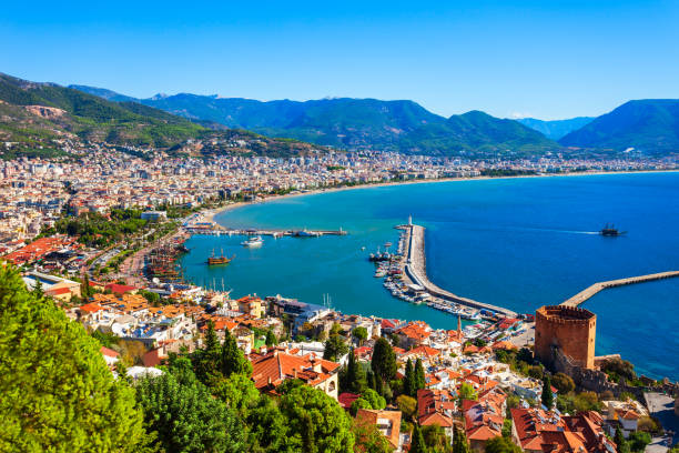 istock Alanya aerial panoramic view, Turkey 1226006385