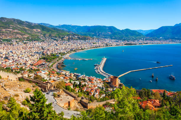 istock Alanya aerial panoramic view, Turkey 1226006415