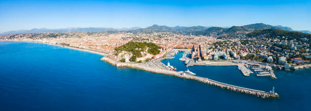 istock Nice aerial panoramic view, France 1226008925