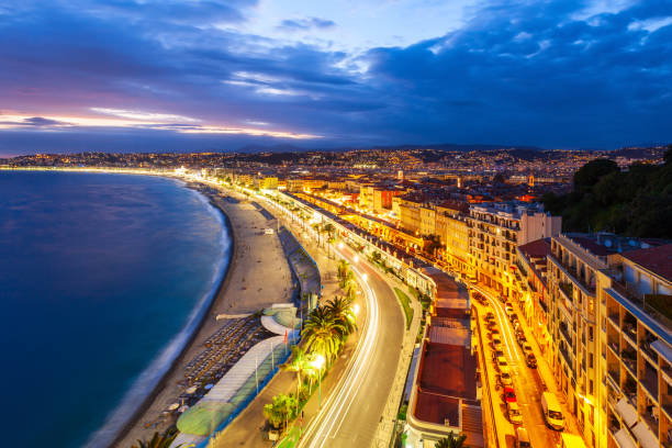 istock Nice aerial panoramic view, France 1226008954