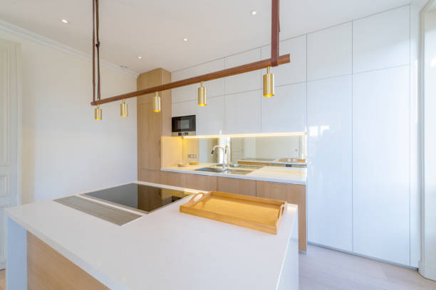 istock Premium kitchen in a luxury apartment 1226009714