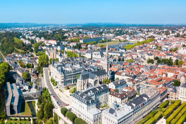 istock Pau aerial panoramic view, France 1226010880