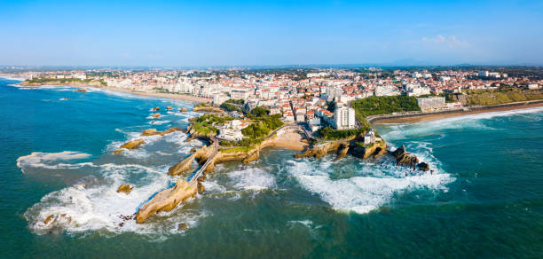 istock Biarritz aerial panoramic view, France 1226010917