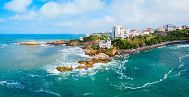 istock Biarritz aerial panoramic view, France 1226011141