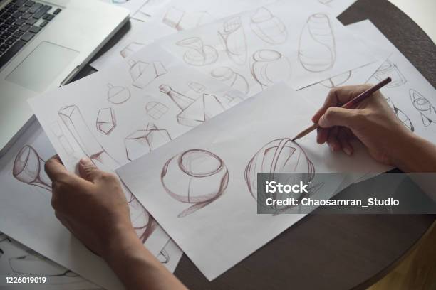 Product Making Drawing Production Designer Sketching Drawing Development Design Product ...