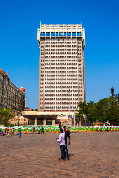 MUMBAI, INDIA - JULY 09, 2017 : Heritage Grand class five-star hotel in the Colaba region of Mumbai, Maharashtra, India, next to the Gateway of India.