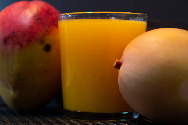 istock Mango juice (Mangifera indica). Tropical fruit. Fruit rich in fiber. 1226021435