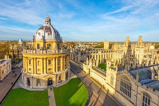 Oxford University, England, the landmark Radcliffe Camera Building