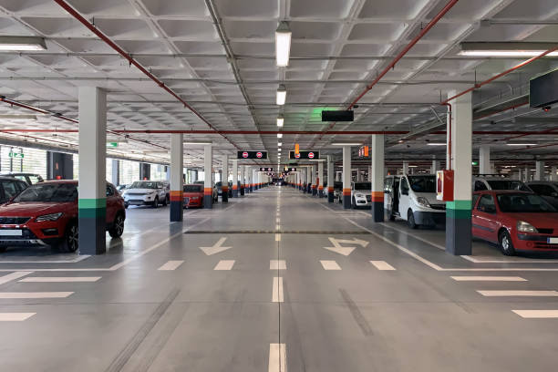 istock underground car park with parked cars 1226026044