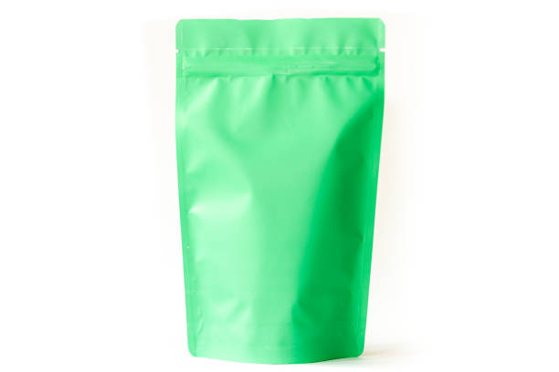 istock green doypack standup food packaging pouch with zipper on white background 1226027069