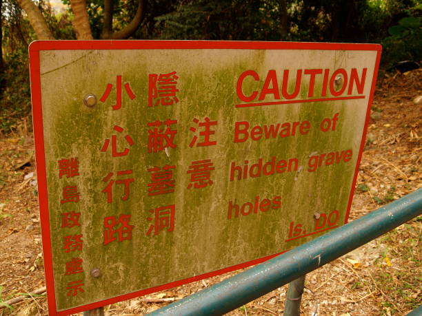 istock Beware of Hidden Grave Holes 1226029381