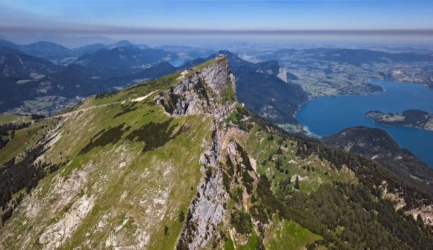 istock Viewpoint on Schafberg mountain summit in Salzkammergut, Upper Austria 1226040818