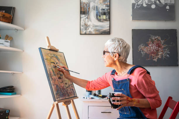 istock Mature female artisan at home 1226048694