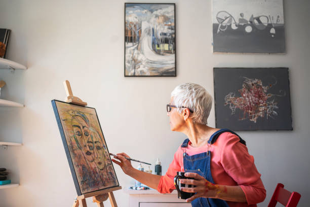 istock Mature female artisan at home 1226050095