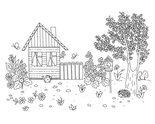 Coloring House Stock Illustrations – 12,946 Coloring House Stock