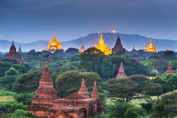 istock Bagan, Myanmar temples in the Archaeological Zone 1226051295