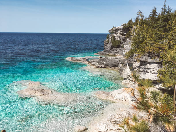 istock Crystal clear waters at the Bruce Peninsula in Canada 1226053515