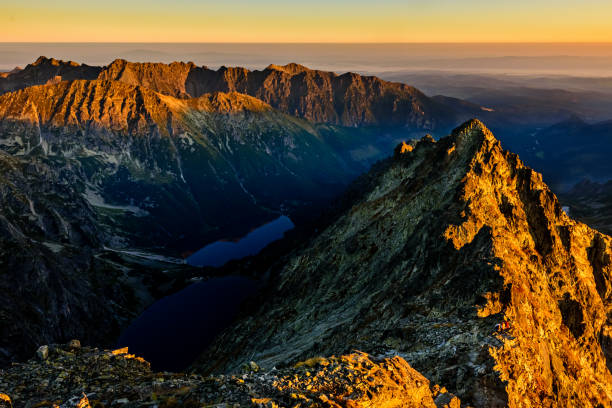 istock Sunrise on highest polish summit Rysy 1226055725