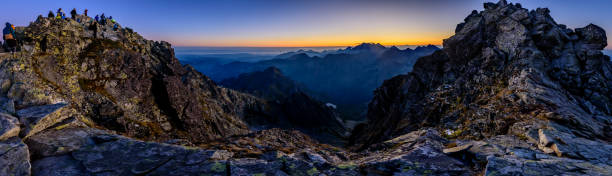 istock Sunrise on highest polish summit Rysy 1226055846