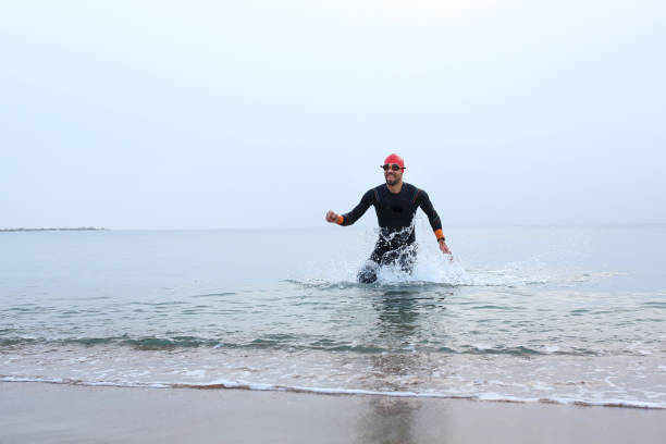 istock Training swimming in the ocean. 1226061294