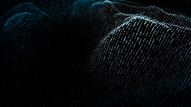 Abstract Hologram Landscape background