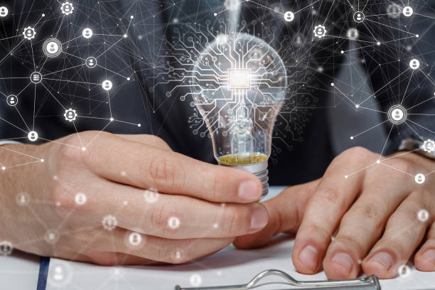 istock Concept of artificial intelligence and innovative ideas in business. 1226065208