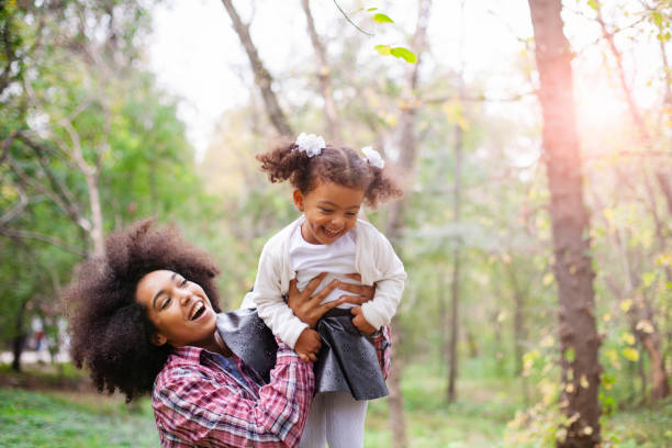 istock African American mother and her daughter. 1226067328