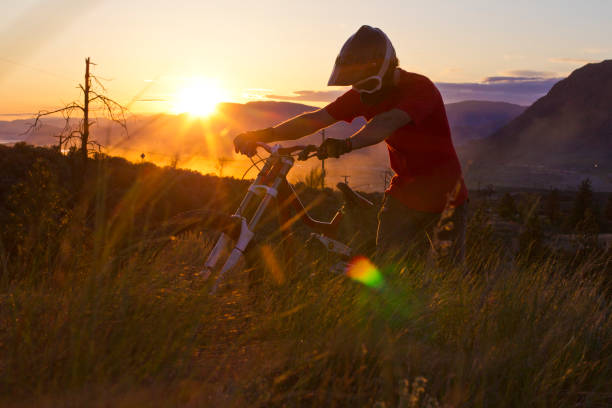 istock Mountain Bike Sunset 1226069771