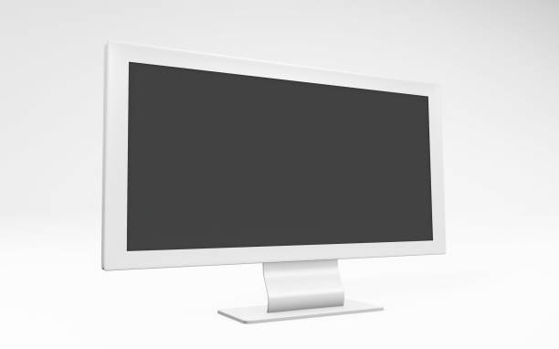 istock 3d rendering of a tv set white colored isolated on white 1226074669