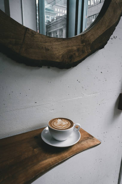 Coffee on ledge
