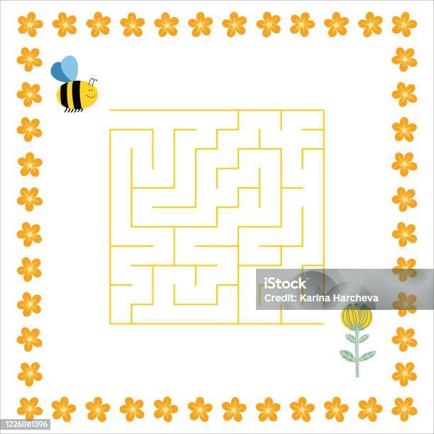 Labirynth Maze For Kids Vector Illustration Stock Illustration Labirynth Maze For Kids Vector Illustration Stock Illustration