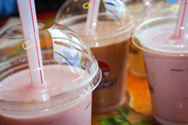 istock Mount St. Anne, Highway A4, Poland - May 02, 2015: Desserts at KFC. 1226084188