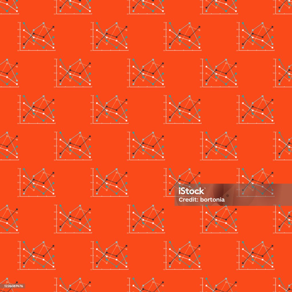 Square Pattern Line Graph Line Graph Pattern Stock Illustration - Download Image Now ...