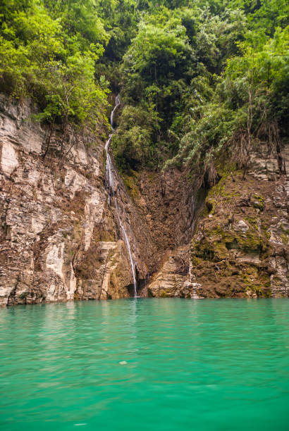 istock Fine waterfall in Mini Three Gorges, Wushan, Chongqing, China. 1226094764