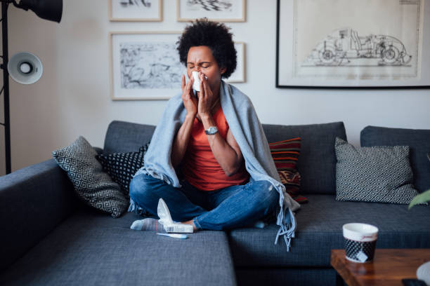istock Young woman feeling symptoms of an illness 1226097647